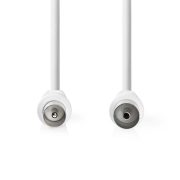 Nedis CSGL40000WT15 koax kábel, koax dugó - koax hüvely, 1,5m