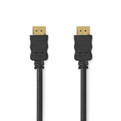   Nedis CVGL34060BK05 Ultra HD 4K HDMI kábel ARC, 18 Gbps, aranyozott csatlakozók, 0,5m