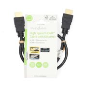 Nedis CVGL34060BK05 Ultra HD 4K HDMI kábel ARC, 18 Gbps, aranyozott csatlakozók, 0,5m