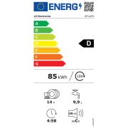 LG DF142FV szabadonálló mosogatógép 14 teríték