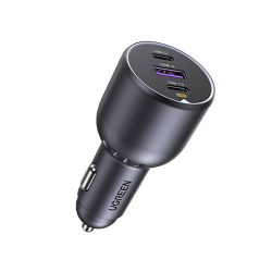 Ugreen 130W 3-Port Fast Car Charger, autós USB gyorstöltő
