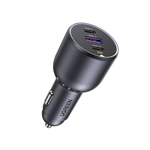 Ugreen 130W 3-Port Fast Car Charger, autós USB gyorstöltő