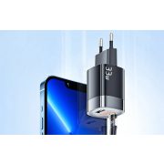 Essager fali USB-A és USB-C töltő kijelzővel, 33W