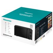 Hisense H20MOBP1HI 700W 20L fekete mikrohullámú sütő