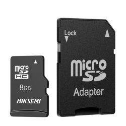   HIKSEMI Memóriakártya MicroSDHC 8GB Neo CL10 23R/10W UHS-I + Adapter