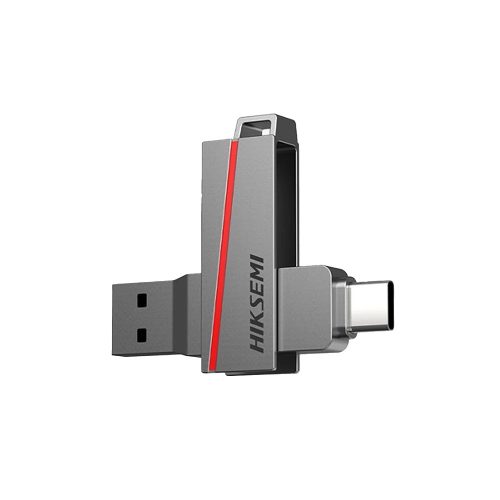 HIKSEMI Pendrive 32GB E307C U3 "Dual Slim" USB 3.2/Type-C, Szürke pendrive