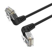 Vention cat6a ethernet (LAN) kábel, fekete, pipa, 5m
