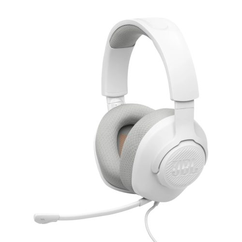 JBL Quantum 100 M2 Gamer fejhallgató, fehér