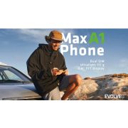 EVOLVEO MaxPhone A1 Black strapabíró mobiltelefon
