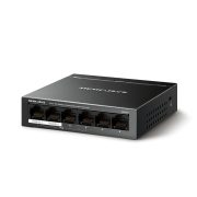 Mercusys MS106LP 6x100Mbps (4xPOE+) fémházas asztali switch