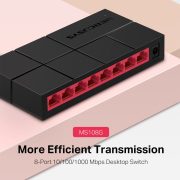 Mercusys MS108G 8x1000Mbps asztali switch