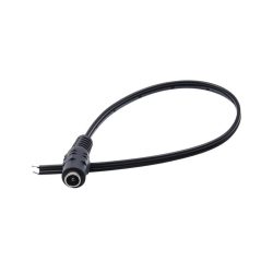   Nestron NPP-DC1F DC tápcsatlakozó 25cm kábelen; anya; 5,5/2,1mm