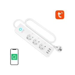   Gosund P1 PLUS Wifi-s okos elosztó, Tuya (4x AC schuko, 3x USB-A)