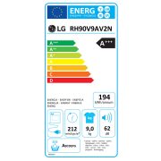 LG RH90V9AV2N szabadonálló hőszivattyús szárítógép