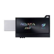 ADATA SSD Külső USB 3.2 1TB SC730, Type-A+Type-C, fekete
