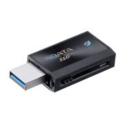 ADATA SSD Külső USB 3.2 1TB SC730, Type-A+Type-C, fekete
