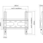 Stell SHO4200 fix falitartó 23-42" tévéhez