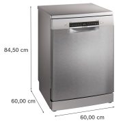 Bosch SMS4HVI14E mosogatógép 3 tálcás inox