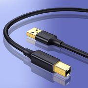 UGREEN US135 USB 2.0 A-B nyomtatókábel, aranyozott, 1m