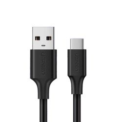 Ugreen US287B USB-A - USB-C kábel, 0,25m