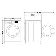 Whirlpool FFWDB 864349 BV EE mosó-szárítógép