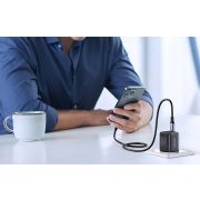 Ugreen X513 GaN USB-C fali töltő + 1 m-es USB-C kábel