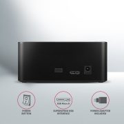 Axagon ADSA-SN USB 3.2 Gen 1. SATA fekete dokkoló állomás