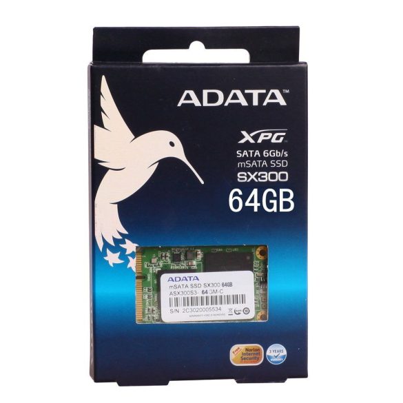 Adata SX300 64GB mSATA SSD