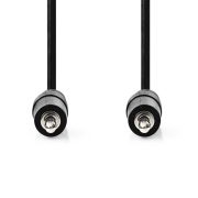 Nedis CAGL22000BK10 3,5mm sztereó jack kábel, 1m