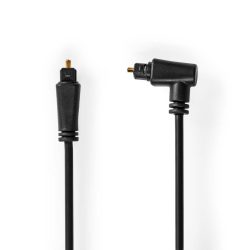 Nedis CAGP25200BK10 optikai kábel, pipa dugóval, 1m