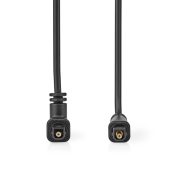 Nedis CAGP25200BK10 optikai kábel, pipa dugóval, 1m