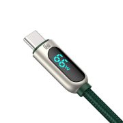 Baseus CASX020106 66W kijelzős USB-C - USB-A kábel, 2m