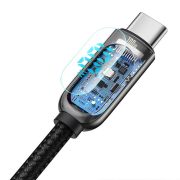 Baseus CATSK-B01 100W kijelzős USB-C - USB-C kábel, 1m