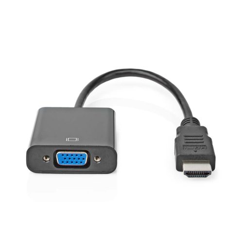 Nedis HDMI - VGA adapter kábel, 0,2m