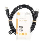 Nedis CCGL60000BK20 apa-apa USB összekötő kábel 2m