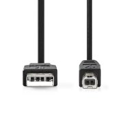 Nedis CCGL60100BK10 nyomtatókábel, 1m