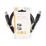 Nedis CCGL60100BK10 nyomtatókábel, 1m