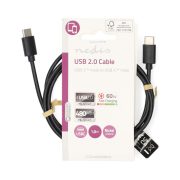 Nedis CCGL60700BK10 USB-C kábel, 1m