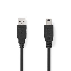 Nedis CCGP60300BK10 USB A mini USB kábel 3m