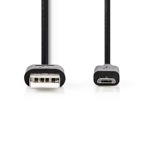 Nedis CCGP60500BK20 Micro USB - USB kábel 1m