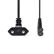 Nedis CEGL11055BK30 IEC-320-C7 tápkábel, pipa, 3m