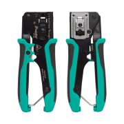 Pro'sKit CP-342 RJ45 gyorskrimpelő fogó átmenő csatlakozókhoz