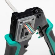 Pro'sKit CP-342 RJ45 gyorskrimpelő fogó átmenő csatlakozókhoz