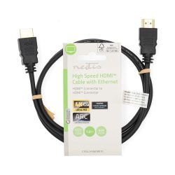   Nedis CVGL34060BK10 ultra HDMI kábel 4k 60Hz ARC ethernettel 1m