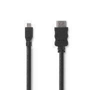 Nedis CVGP34700BK15 HDMI - micro HDMI kábel, 1,5m