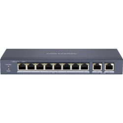   Hikvision DS-3E0310P-E/M 10 portos PoE switch 8PoE+2uplink port