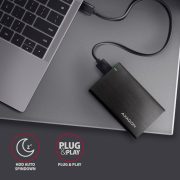 Axagon 2,5" USB külső merevlemez ház