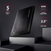Axagon 2,5" USB külső merevlemez ház
