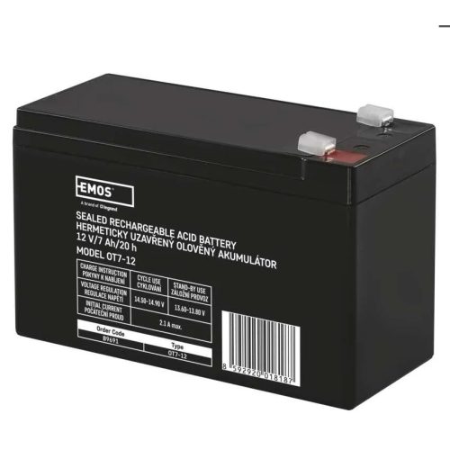 Emos EMB9674 UPS akku 12V, 7,2Ah