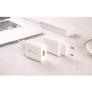 Foneng EU13 QC3.0 fali gyorstöltő, 1m USB-C kábellel
